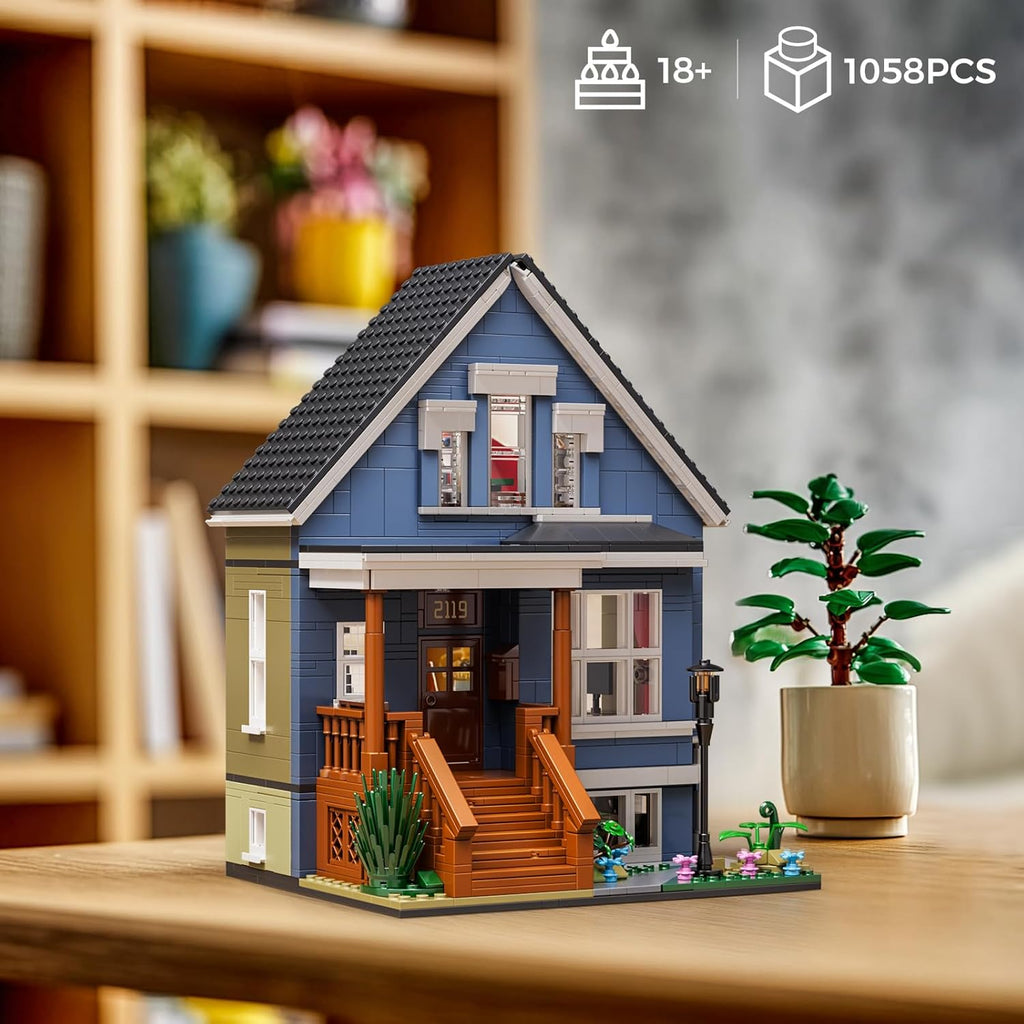 Shame House Building Blocks, Gallagher House TV Series Frank Fiona Creative Toys Set Compatible with Lego, Gift Decor for Fans 18+ Adult (1058 PCS)