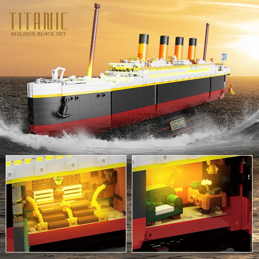 Insoon Titanic Building Set with Light