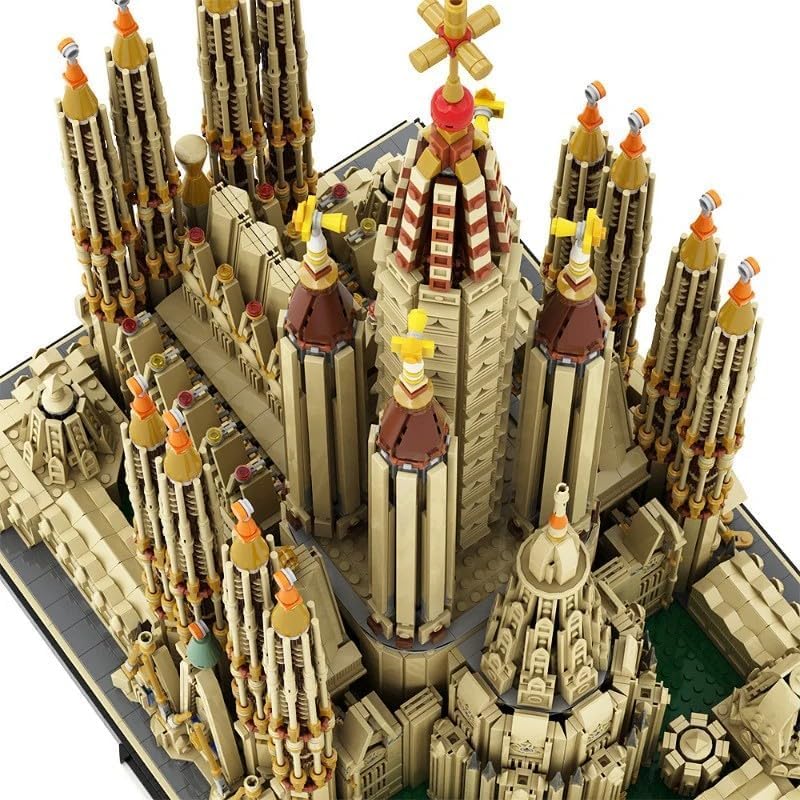 Sagrada Familia Cathedral Spain MOC Brick Set (10,049 Pieces)