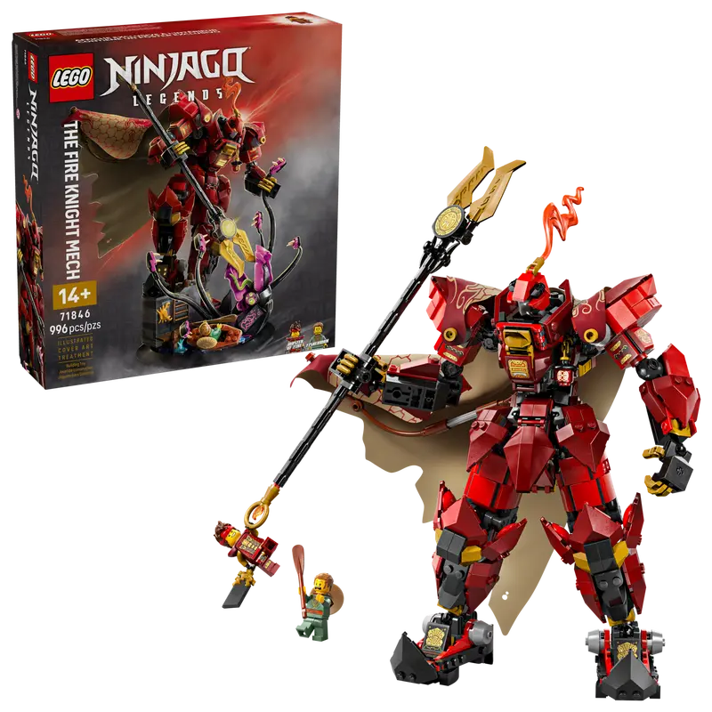 LEGO Ninjago Fire Knight Mech set with packaging 71846