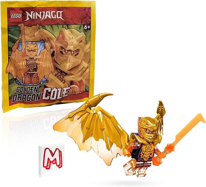 LEGO Ninjago - Crystalized Golden Dragon Cole (Paper Bag) - 892304
