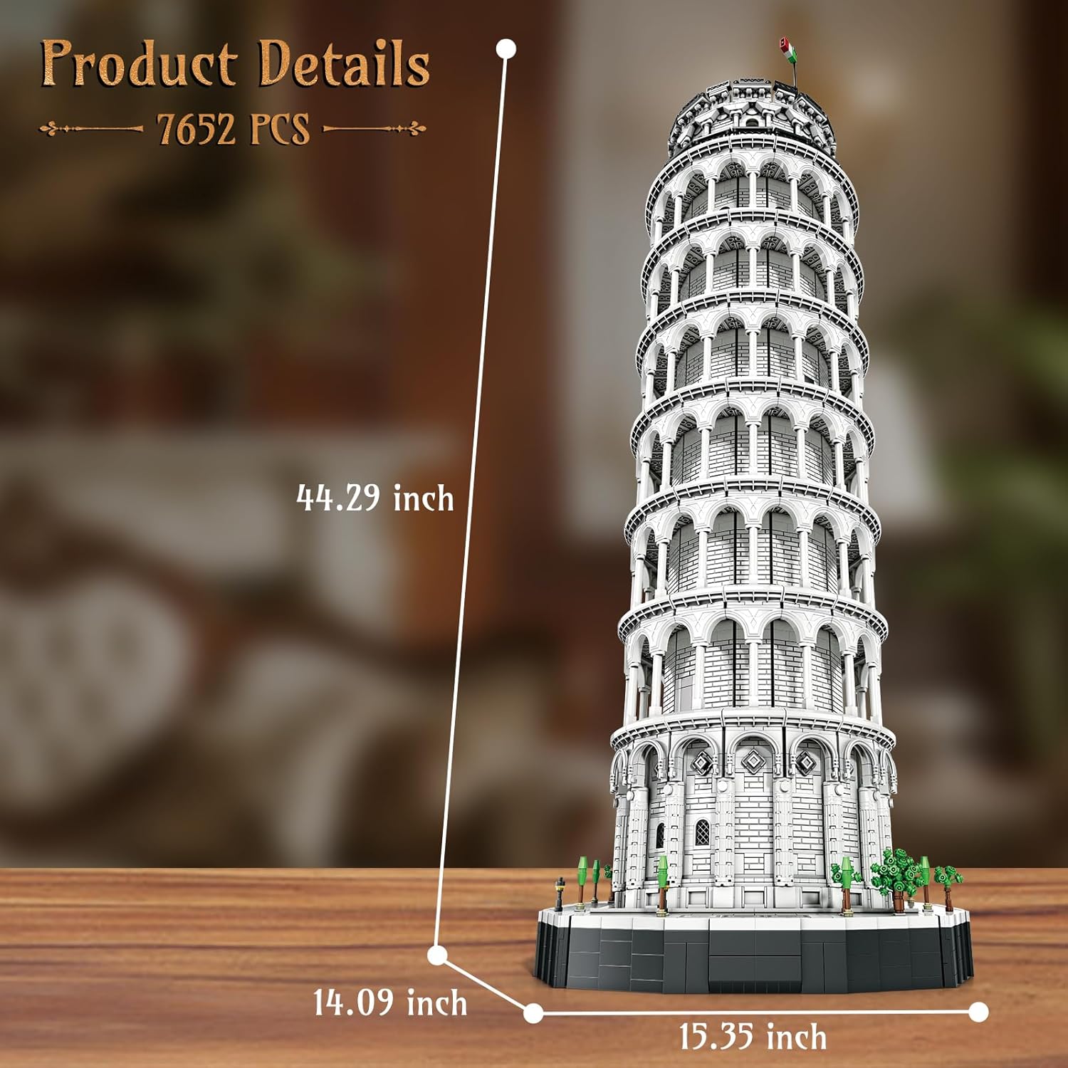 Reobrix Leaning Tower of Pisa