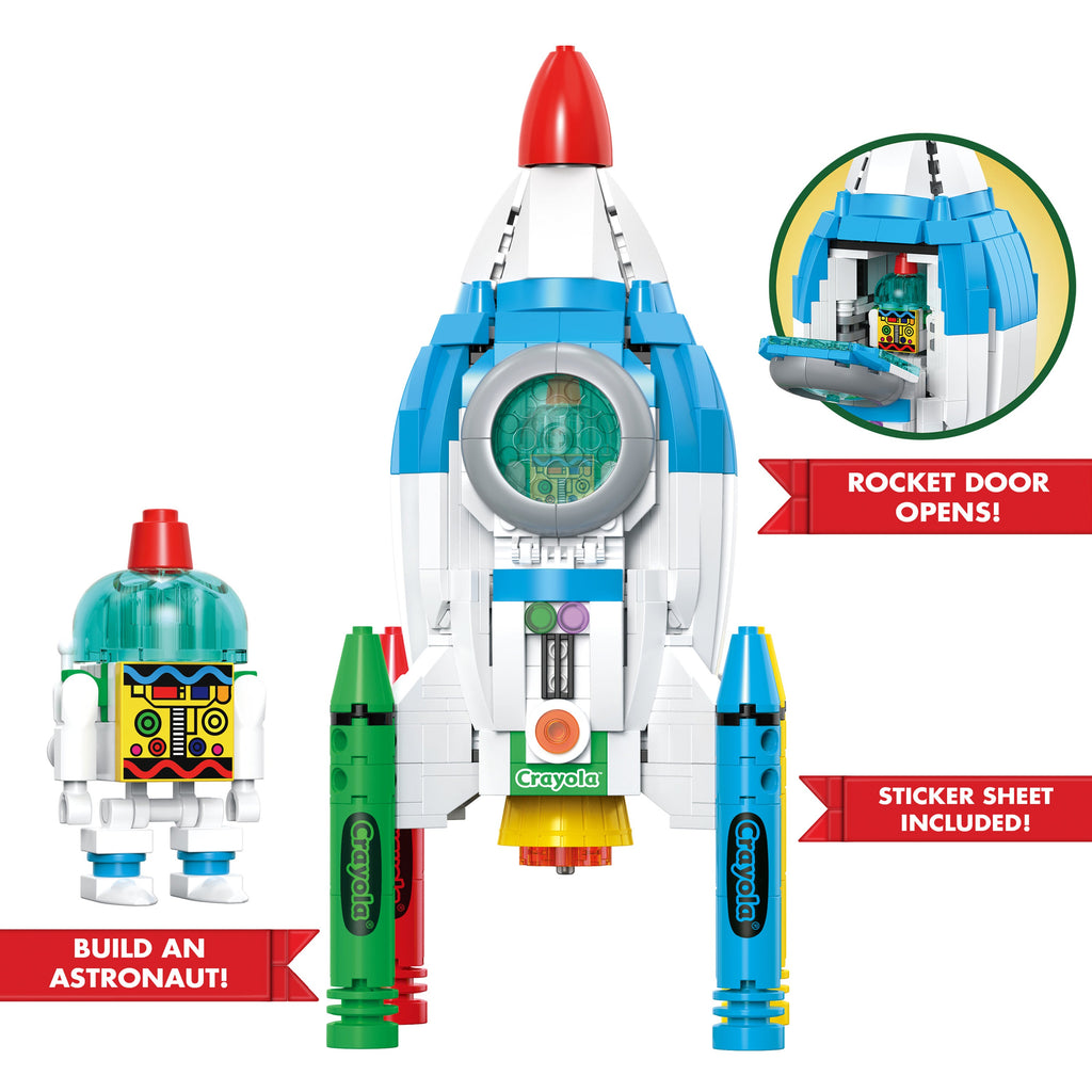 Brickcraft - Crayola Rocketship - 72102CYA