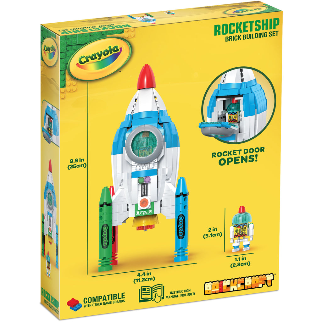 Brickcraft - Crayola Rocketship - 72102CYA