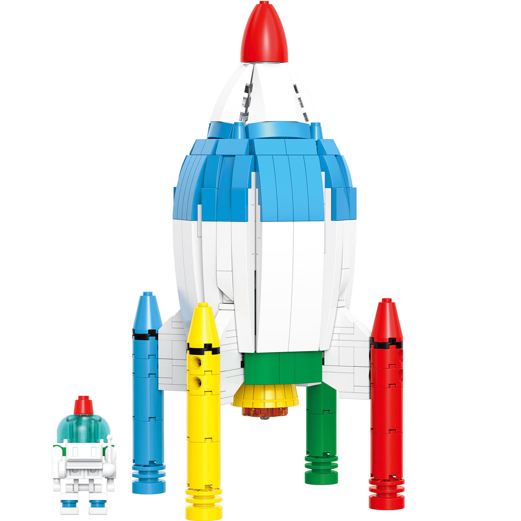 Brickcraft - Crayola Rocketship - 72102CYA