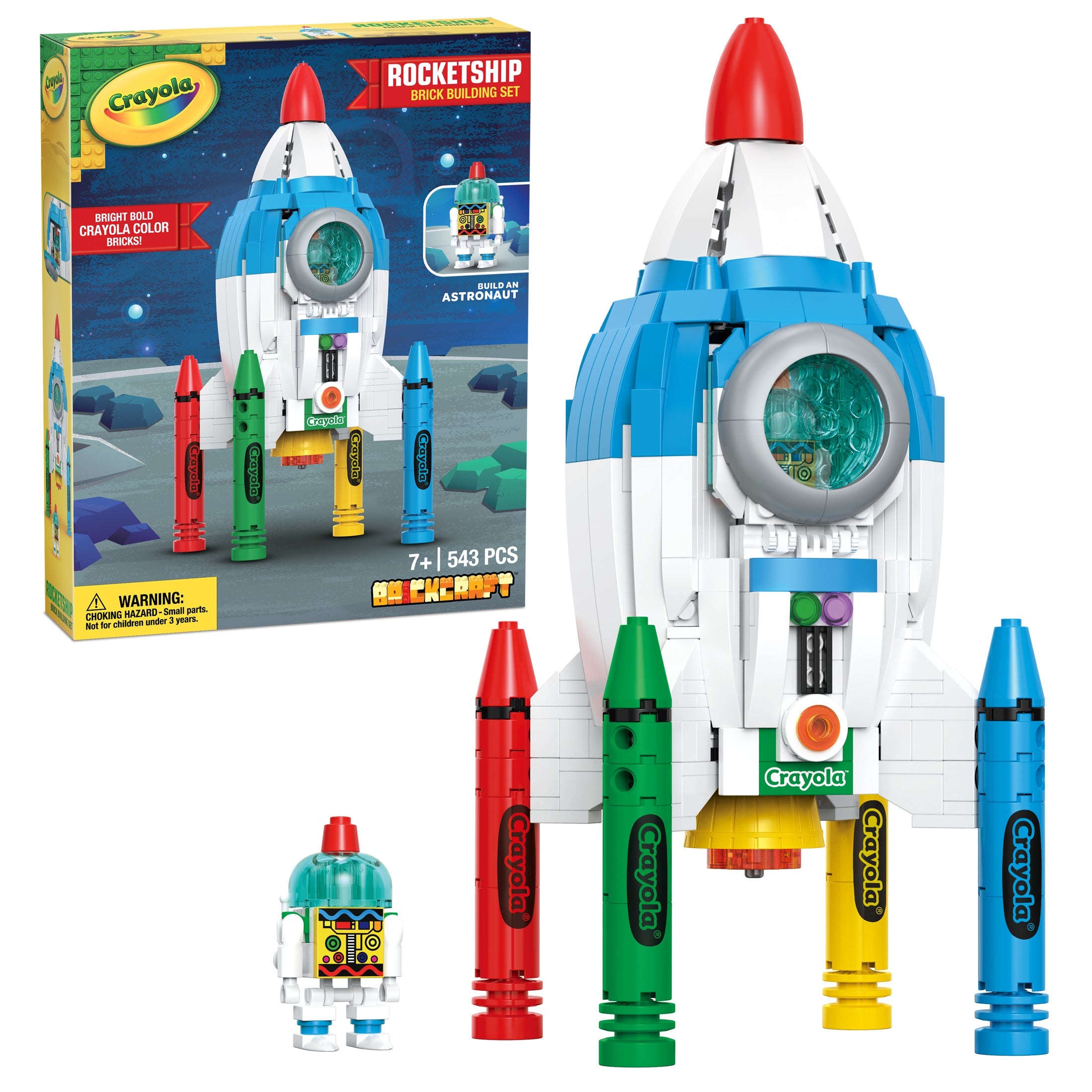 Brickcraft - Crayola Rocketship - 72102CYA