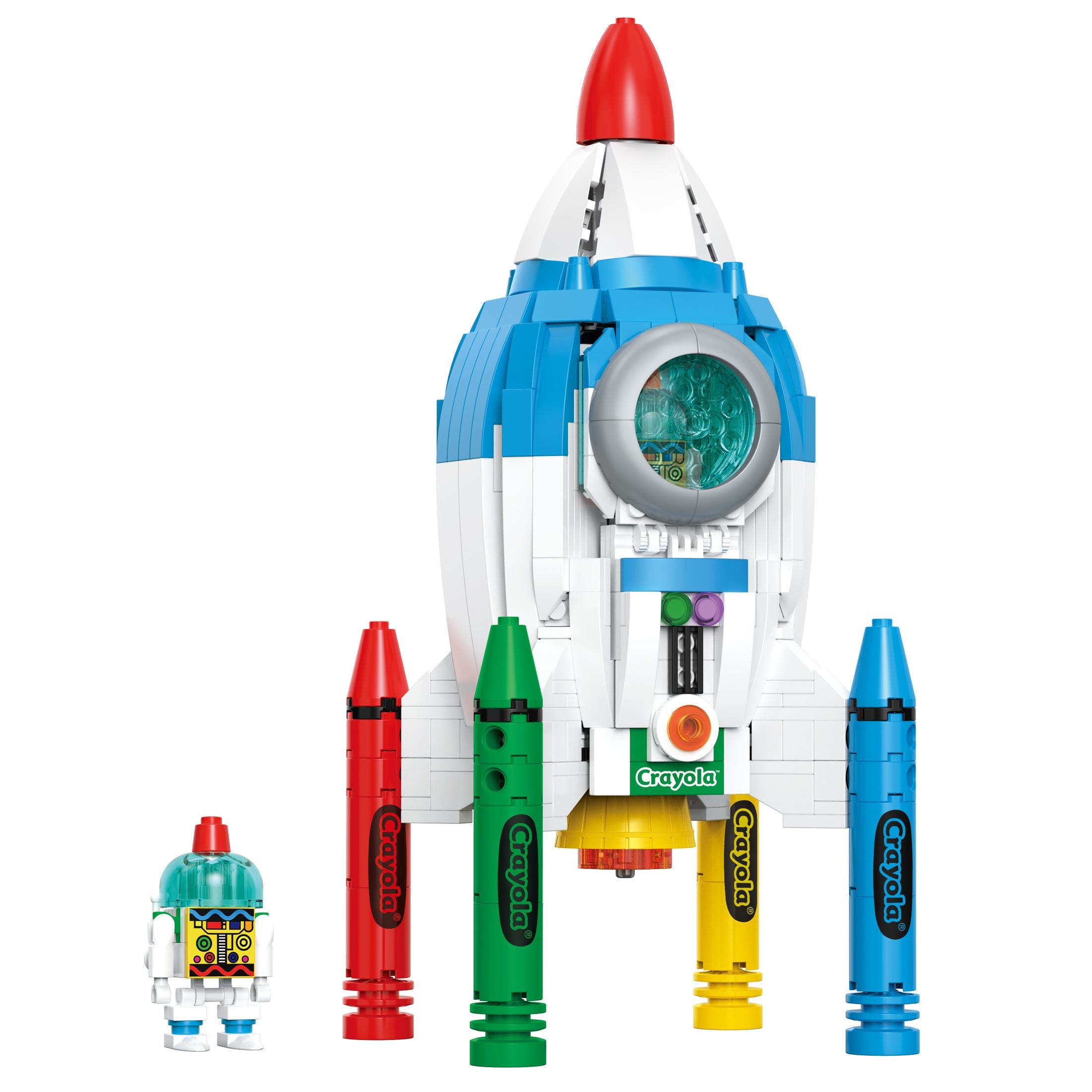Brickcraft - Crayola Rocketship - 72102CYA
