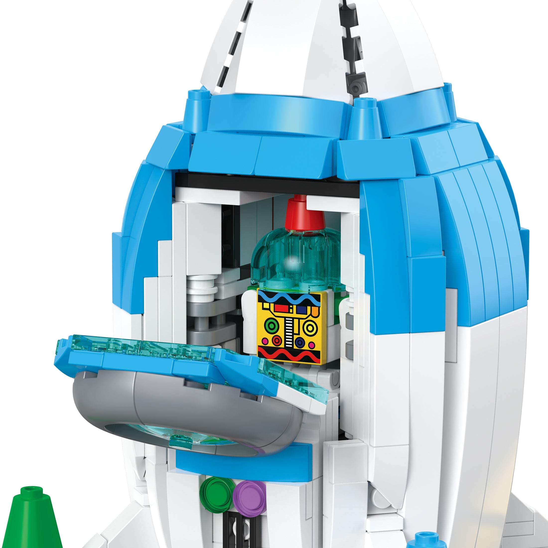 Brickcraft - Crayola Rocketship - 72102CYA