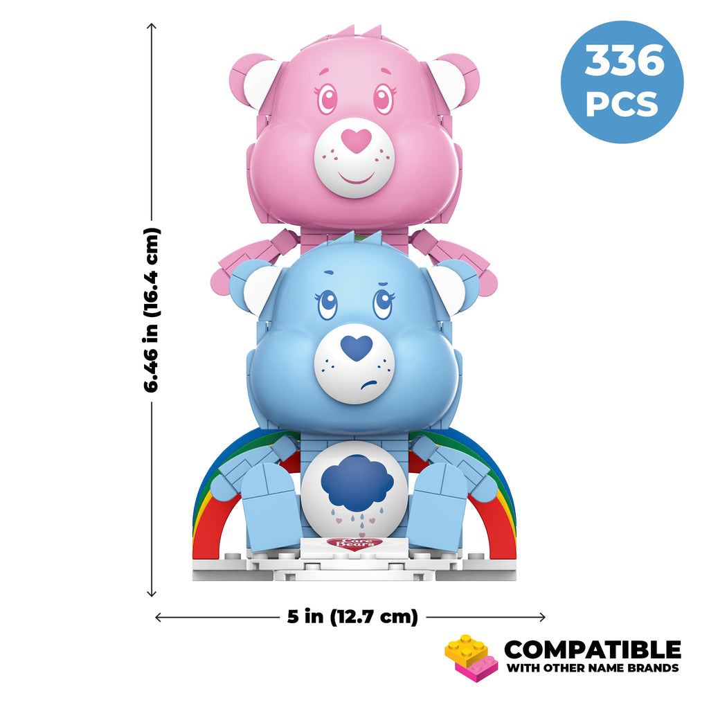 Care Bears - Cheer Bear & Grumpy Bear Building Set - 72195CRB