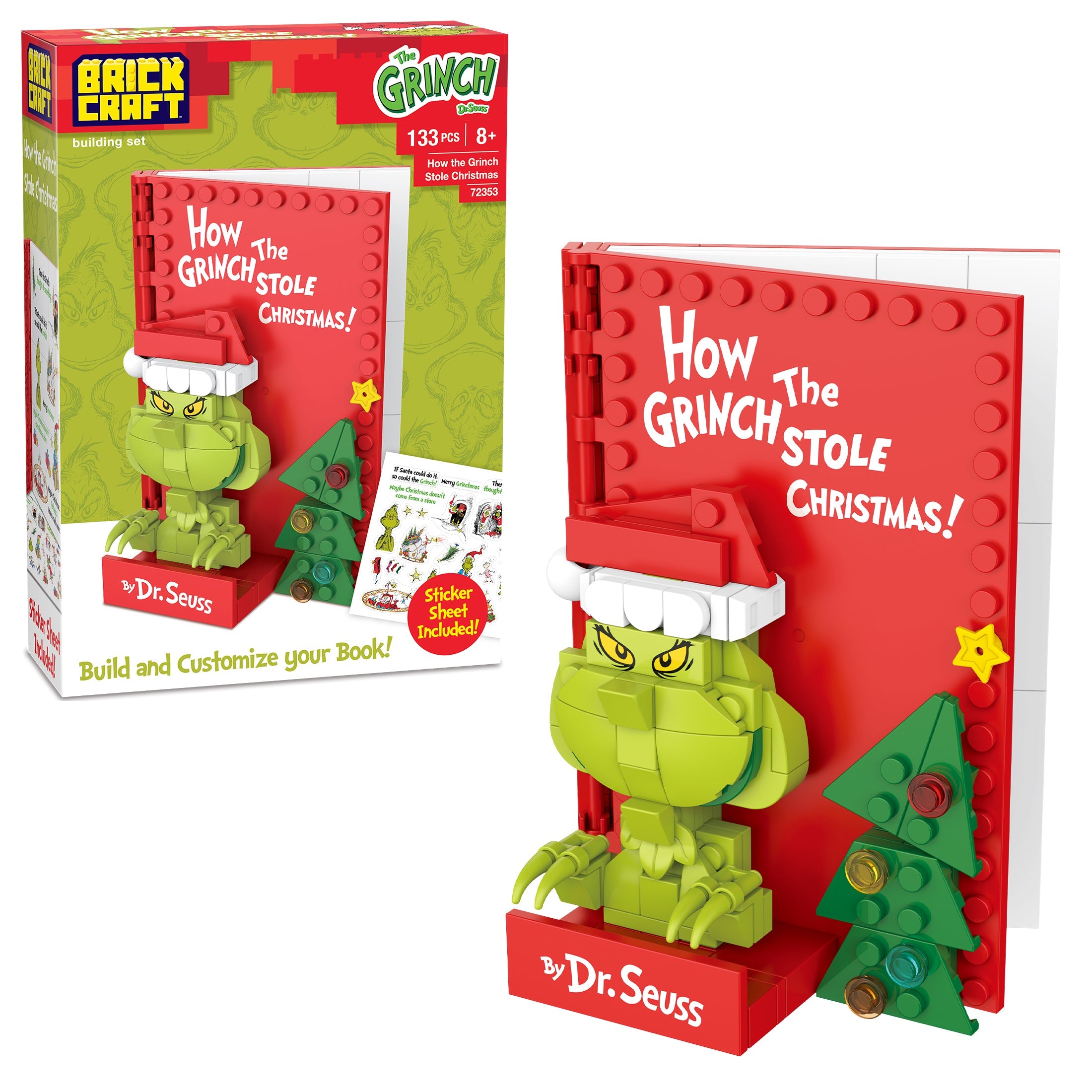 Brickcraft Dr. Seuss - How the Grinch Stole Christmas Book - 72353GRI