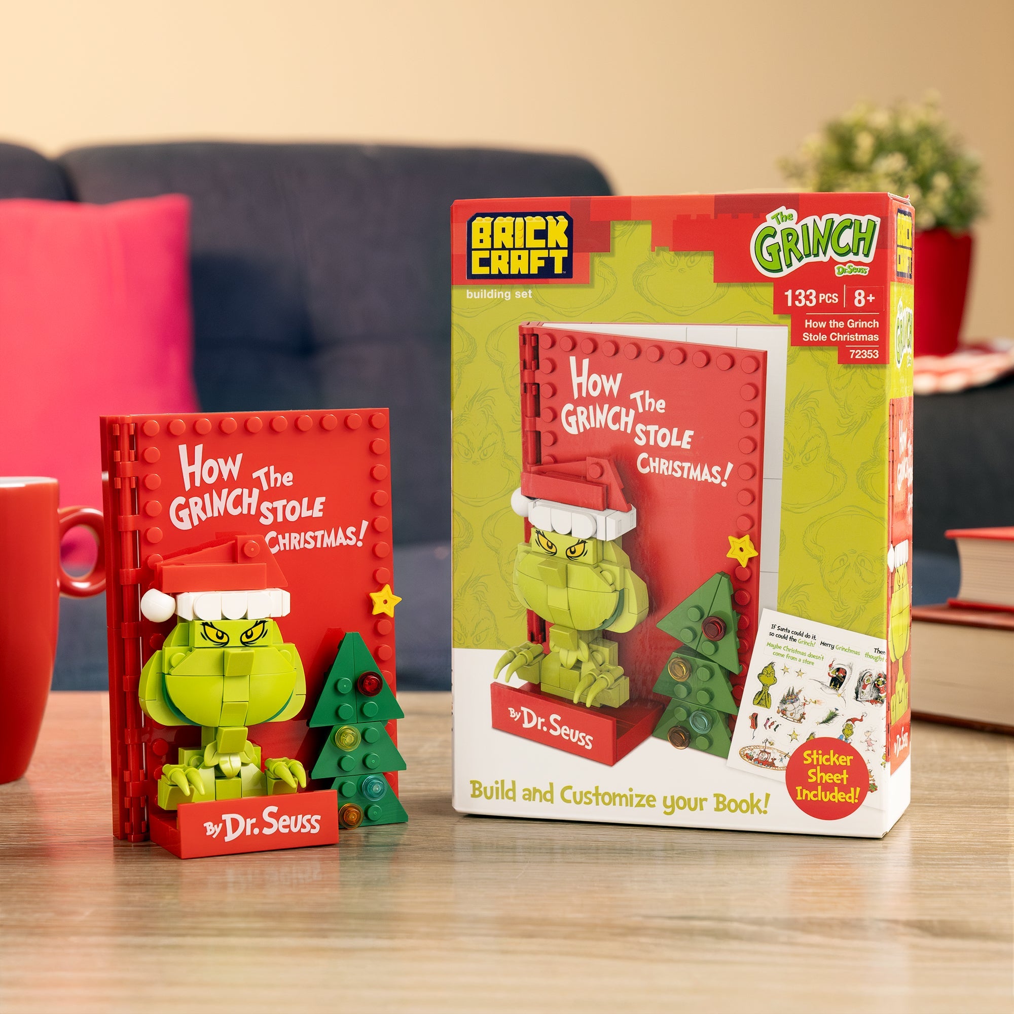 Brickcraft Dr. Seuss - How the Grinch Stole Christmas Book - 72353GRI