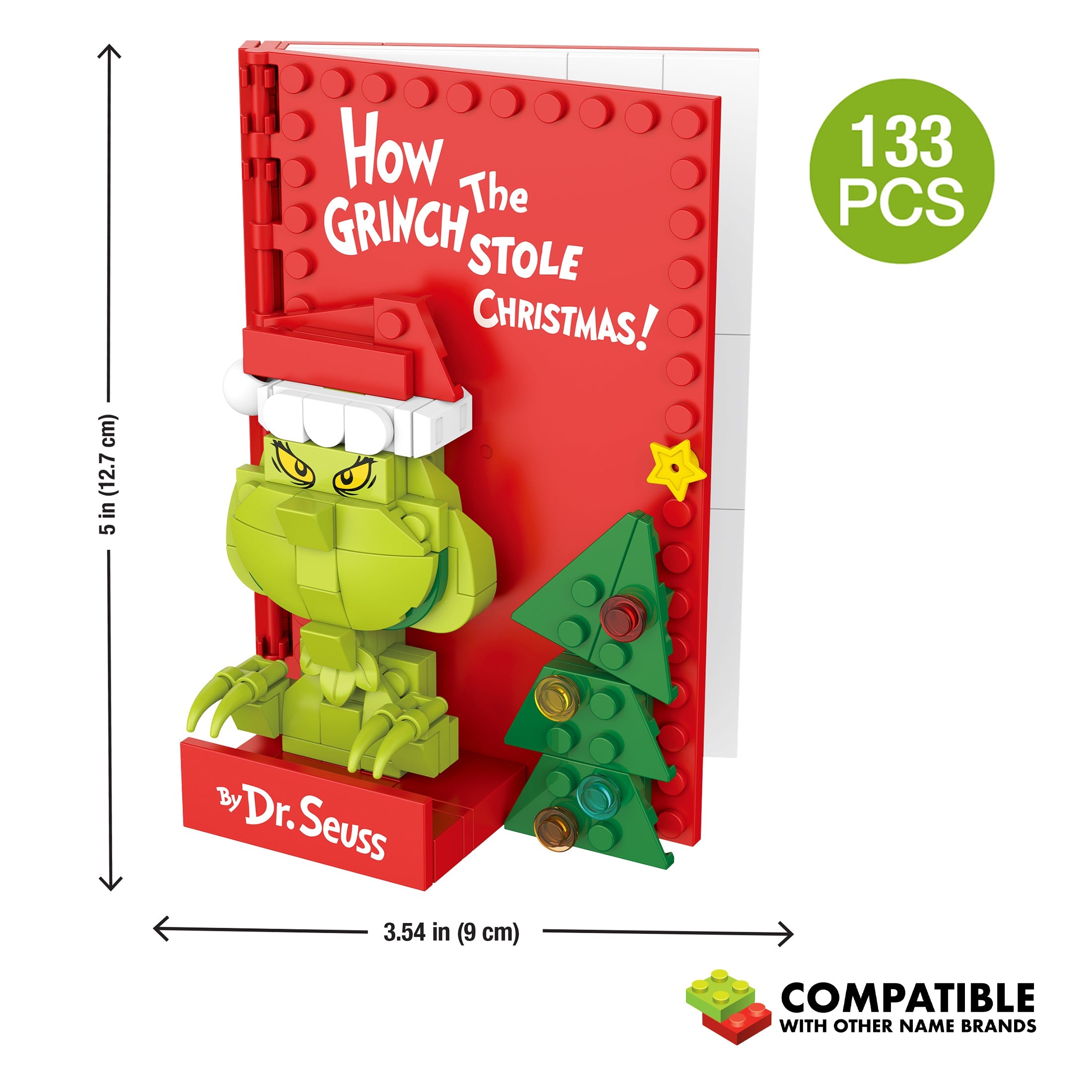 Brickcraft Dr. Seuss - How the Grinch Stole Christmas Book - 72353GRI