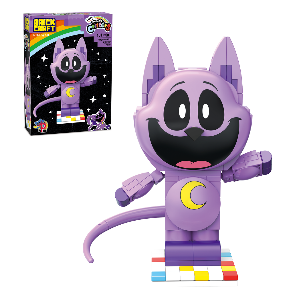 Brickcraft Smiling Critters CatNap - Lavender - 72407PPT