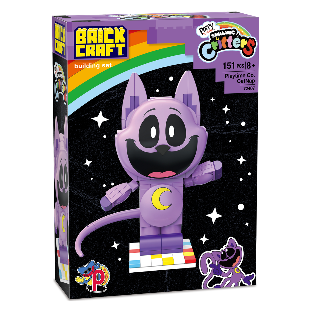Brickcraft Smiling Critters CatNap - Lavender - 72407PPT