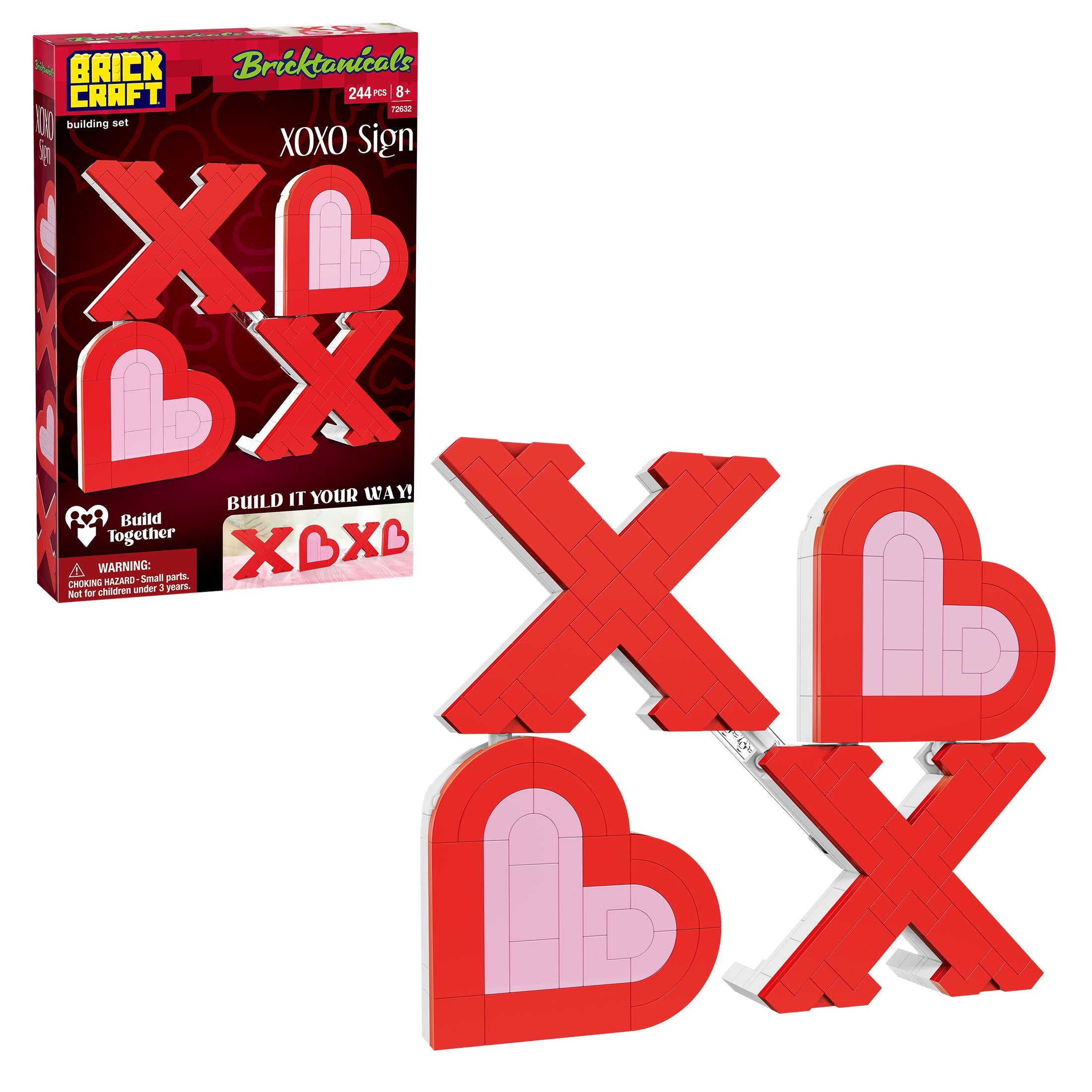 Brickcraft - XOXO Sign - 72632BFS