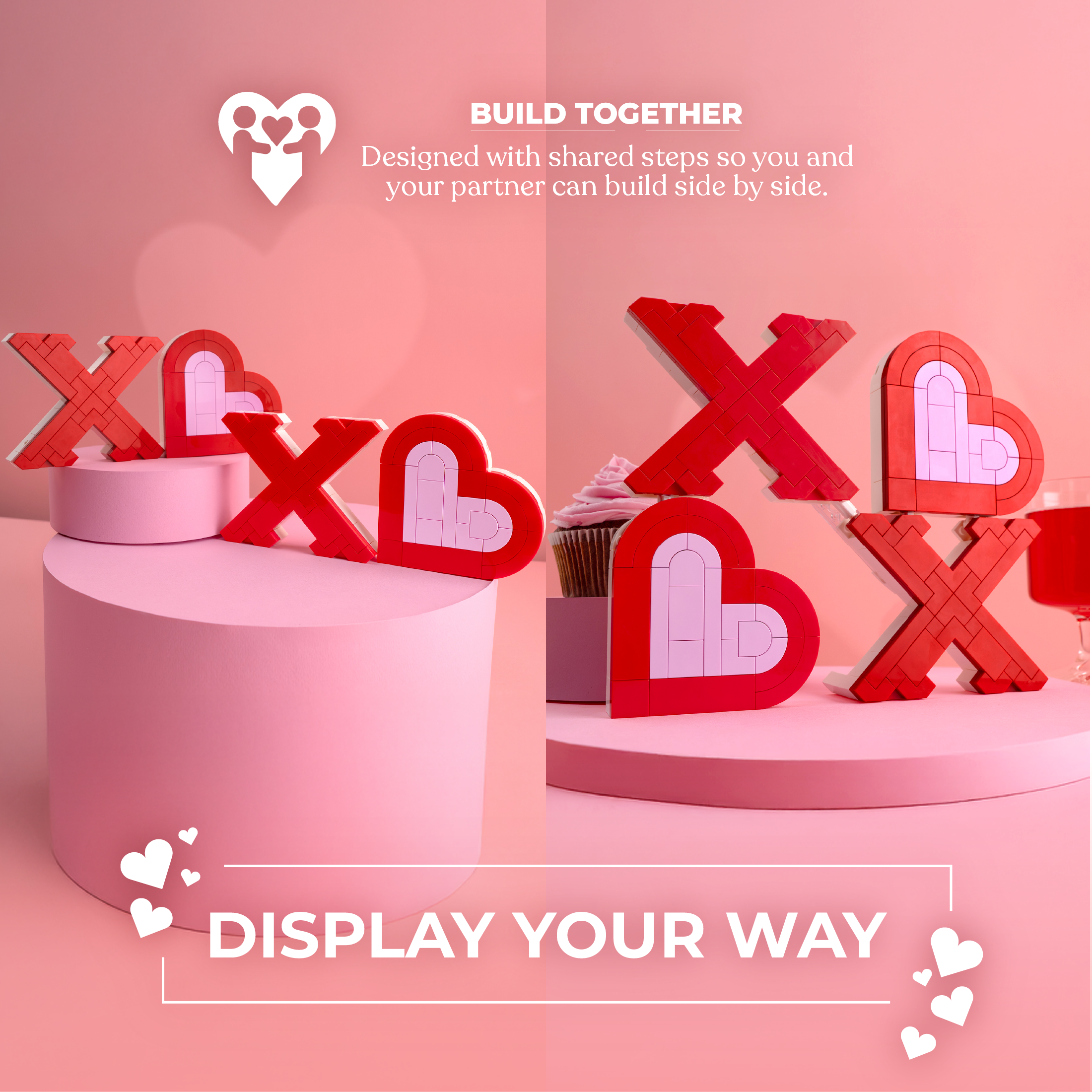Brickcraft - XOXO Sign - 72632BFS