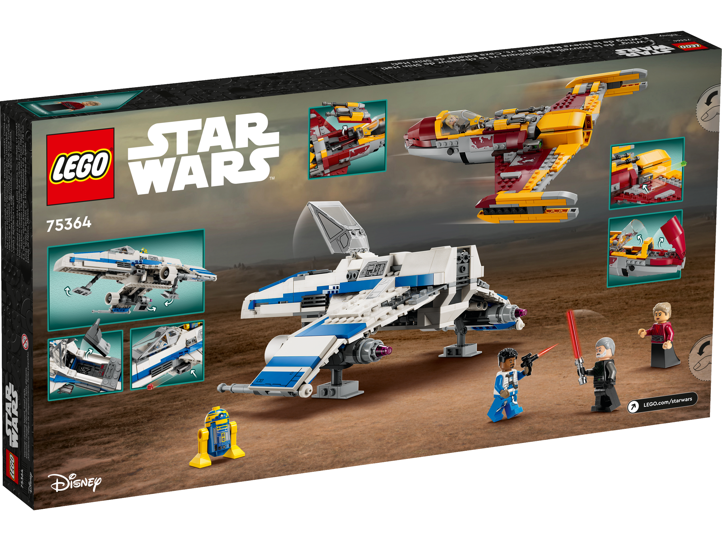 LEGO Star Wars - New Republic E-Wing vs. Shin Hati’s Starfighter - 75364