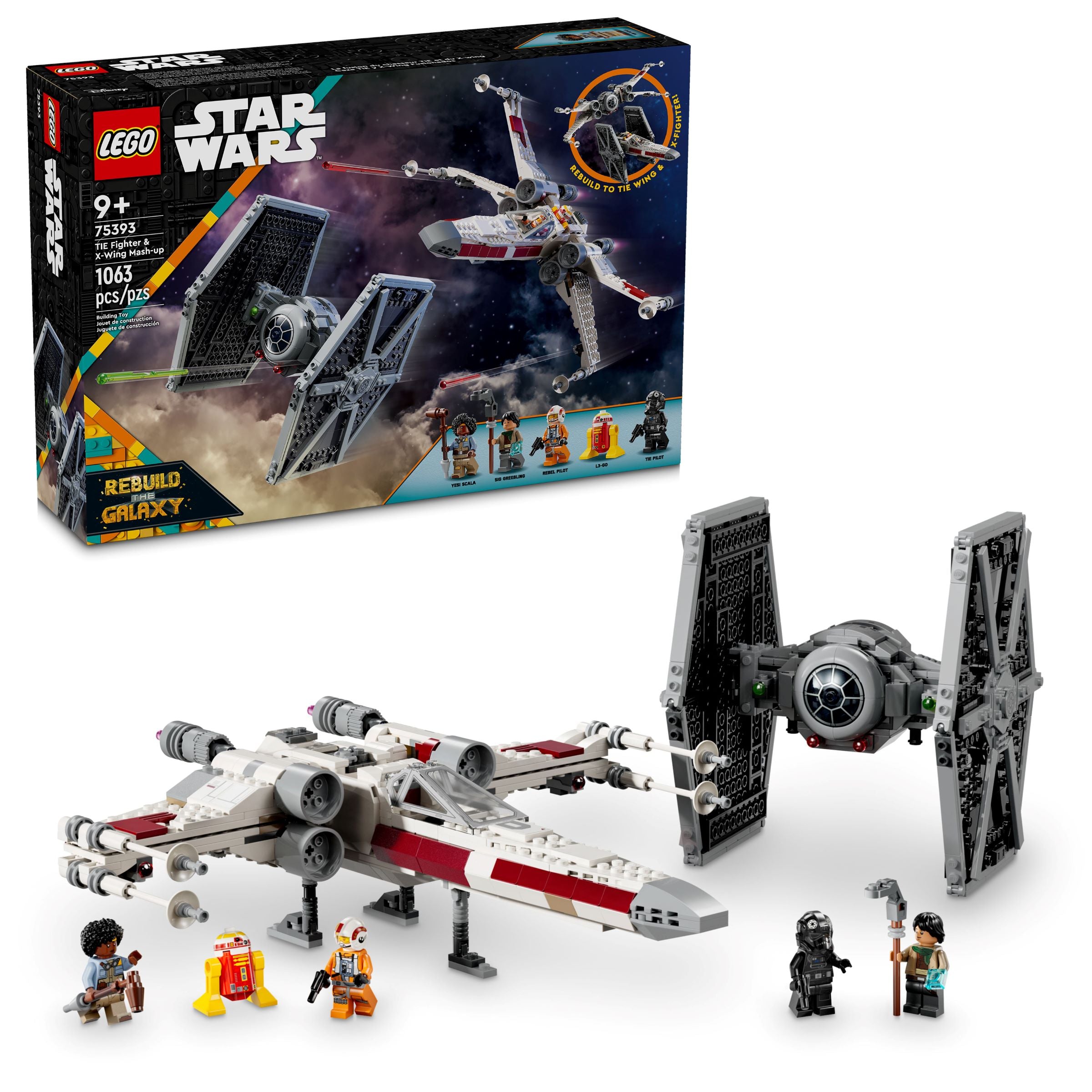 LEGO Star Wars - TIE Fighter & X‑Wing Mash‑up - 75393
