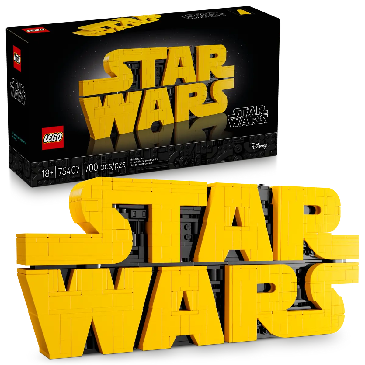 Brick-Built Star Wars Logo