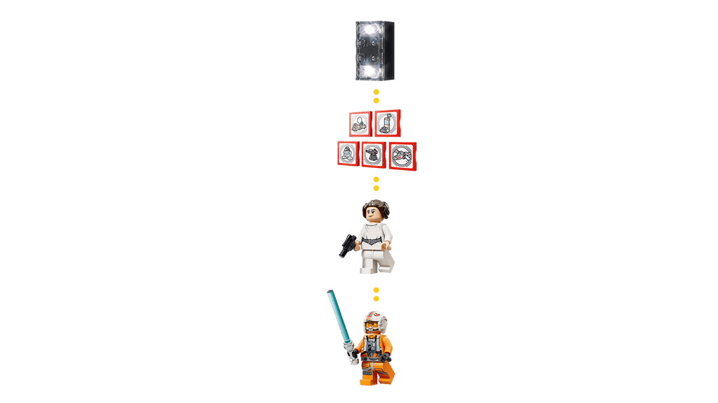 LEGO SMART Play™ Luke's Red Five X-Wing Interactive Set
