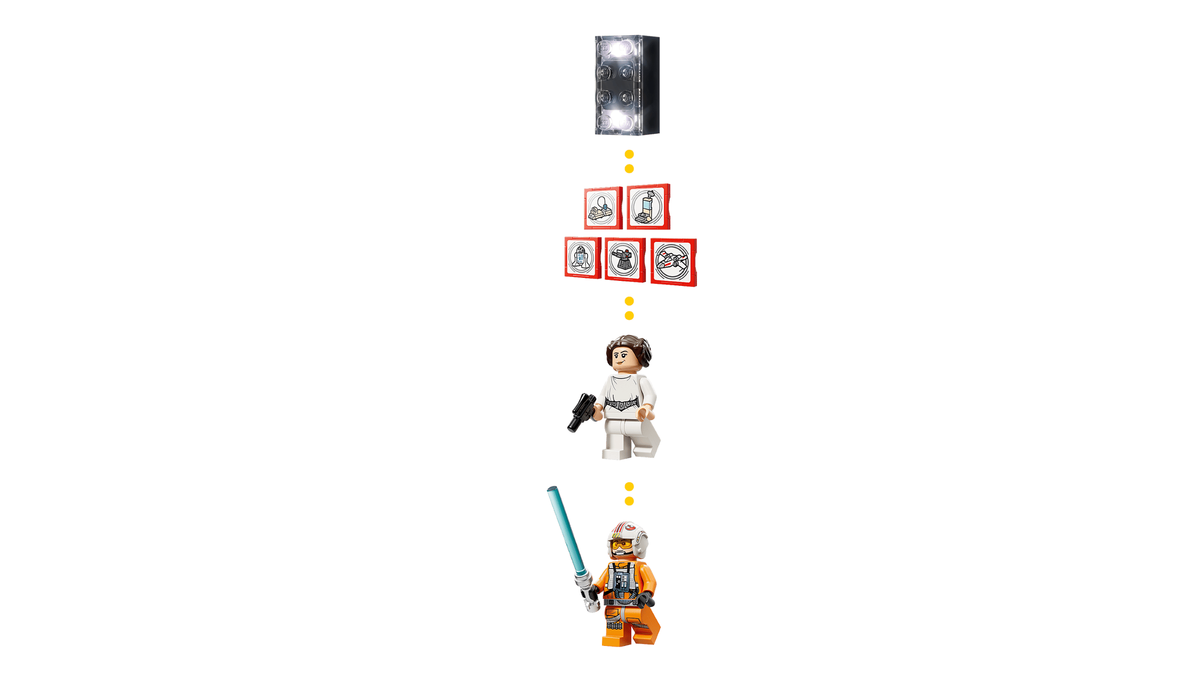 LEGO SMART Play™ Luke's Red Five X-Wing Interactive Set