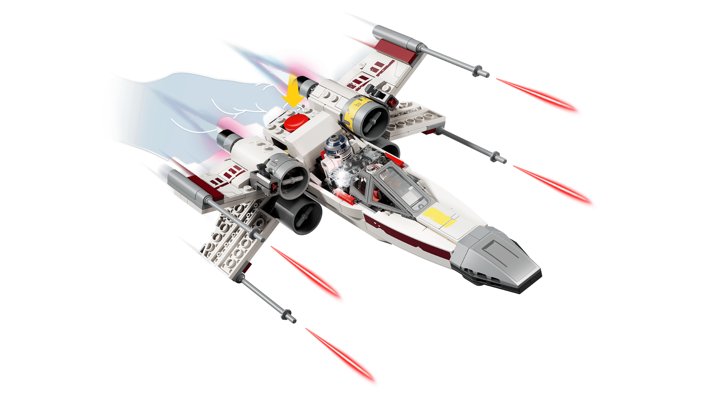 LEGO SMART Play™ Luke's Red Five X-Wing Interactive Set