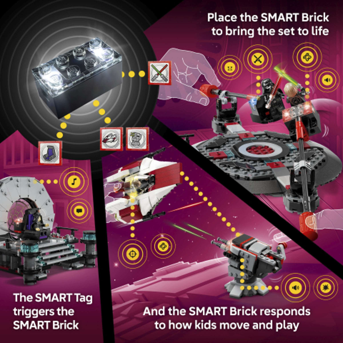LEGO SMART Play - Throne Room Duel & A-Wing™ - 75427