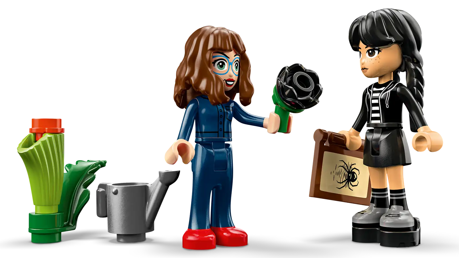 Lego Wednesday Black Dahlia Flower