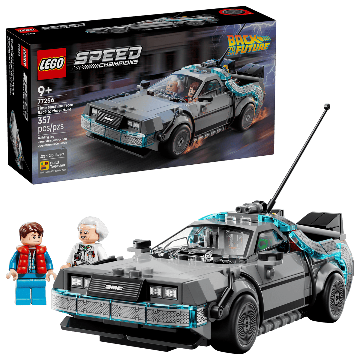 LEGO Speed Champions Speed Time Machine from Back to the Future 77256