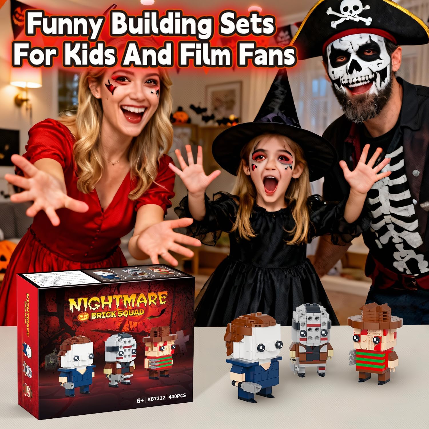 Halloween Horror Figures with Michael, Jason & Freddy