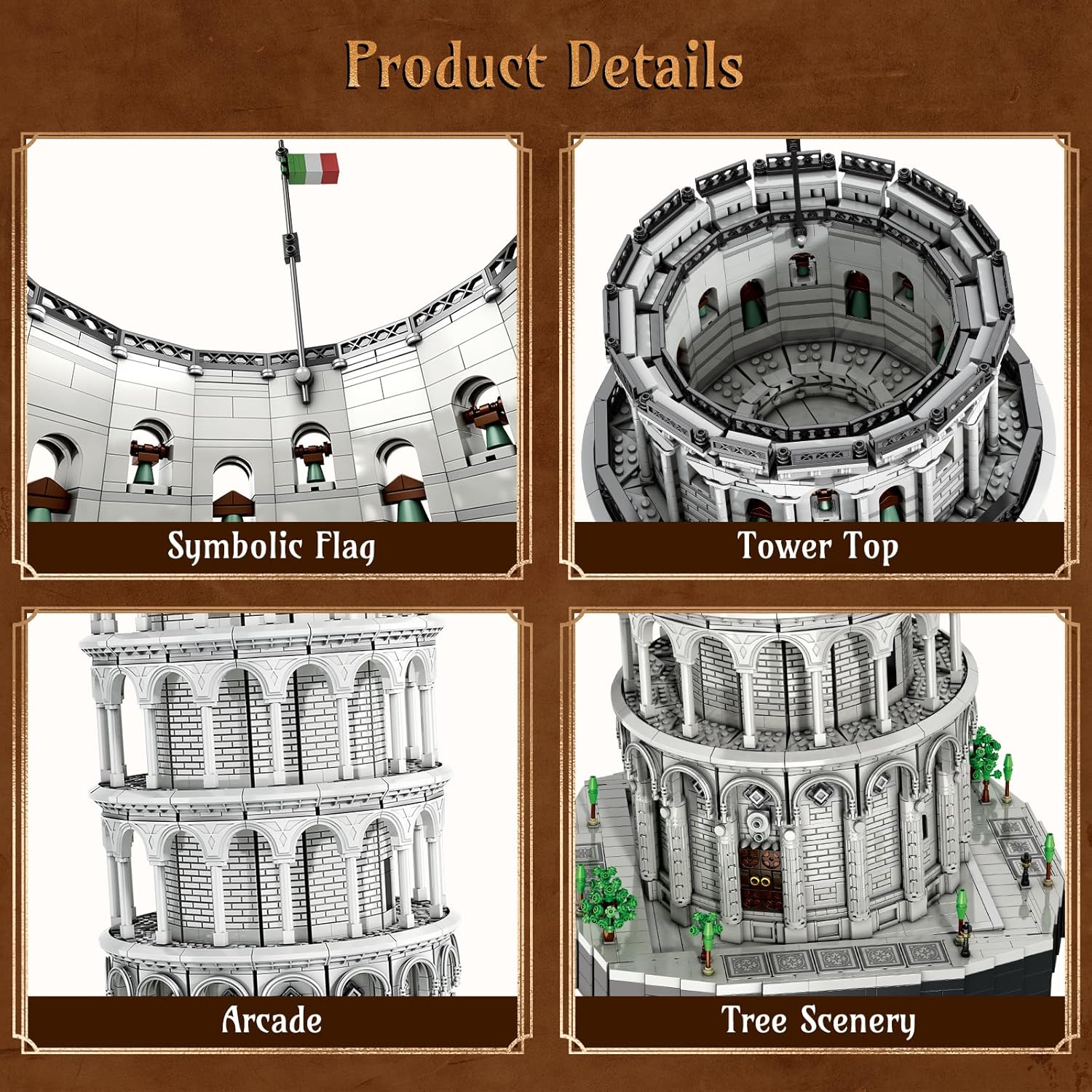 Reobrix Leaning Tower of Pisa