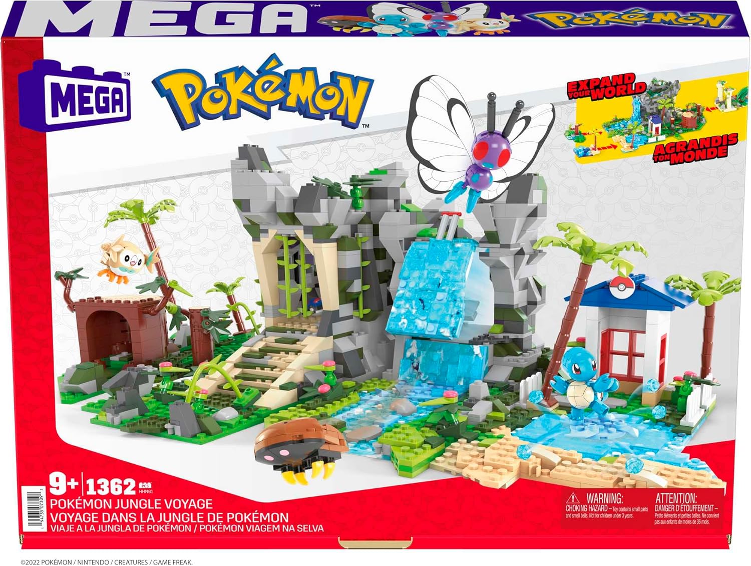 MEGA Pokémon Jungle Voyage 1362 Piece Building Toy Set