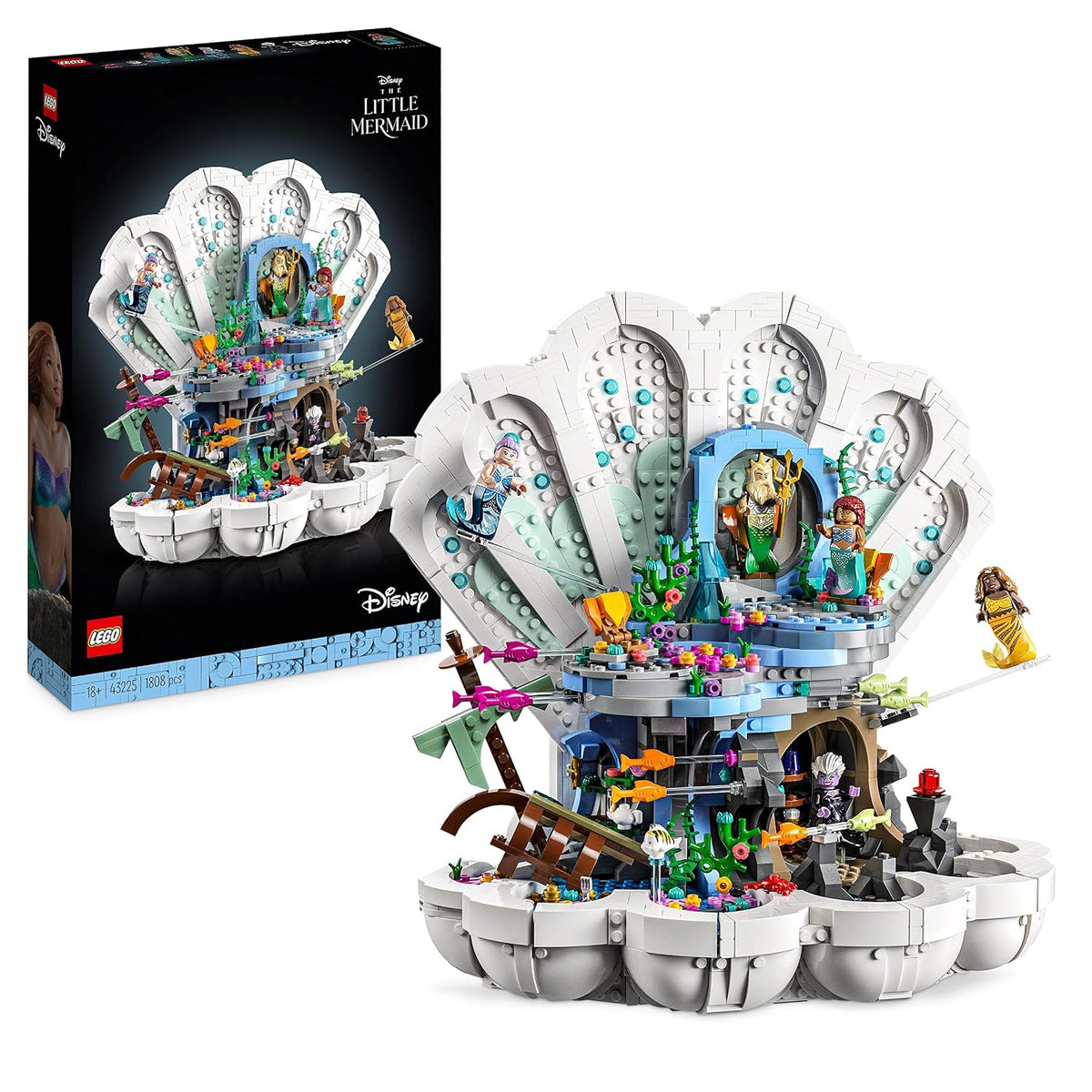 LEGO Disney The Little Mermaid Royal Clamshell 43225 building set