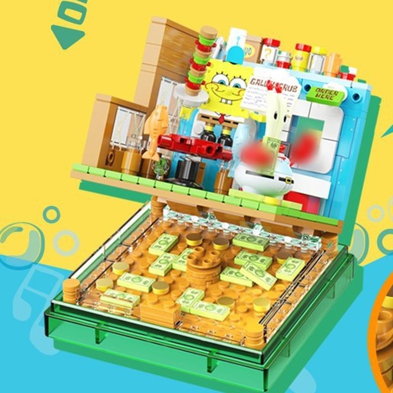 AREA-X SpongeBob SquarePants Mr. Krabs’ Krusty Krab AB0026 Building Set-AREAX-Bricking Lebanon
