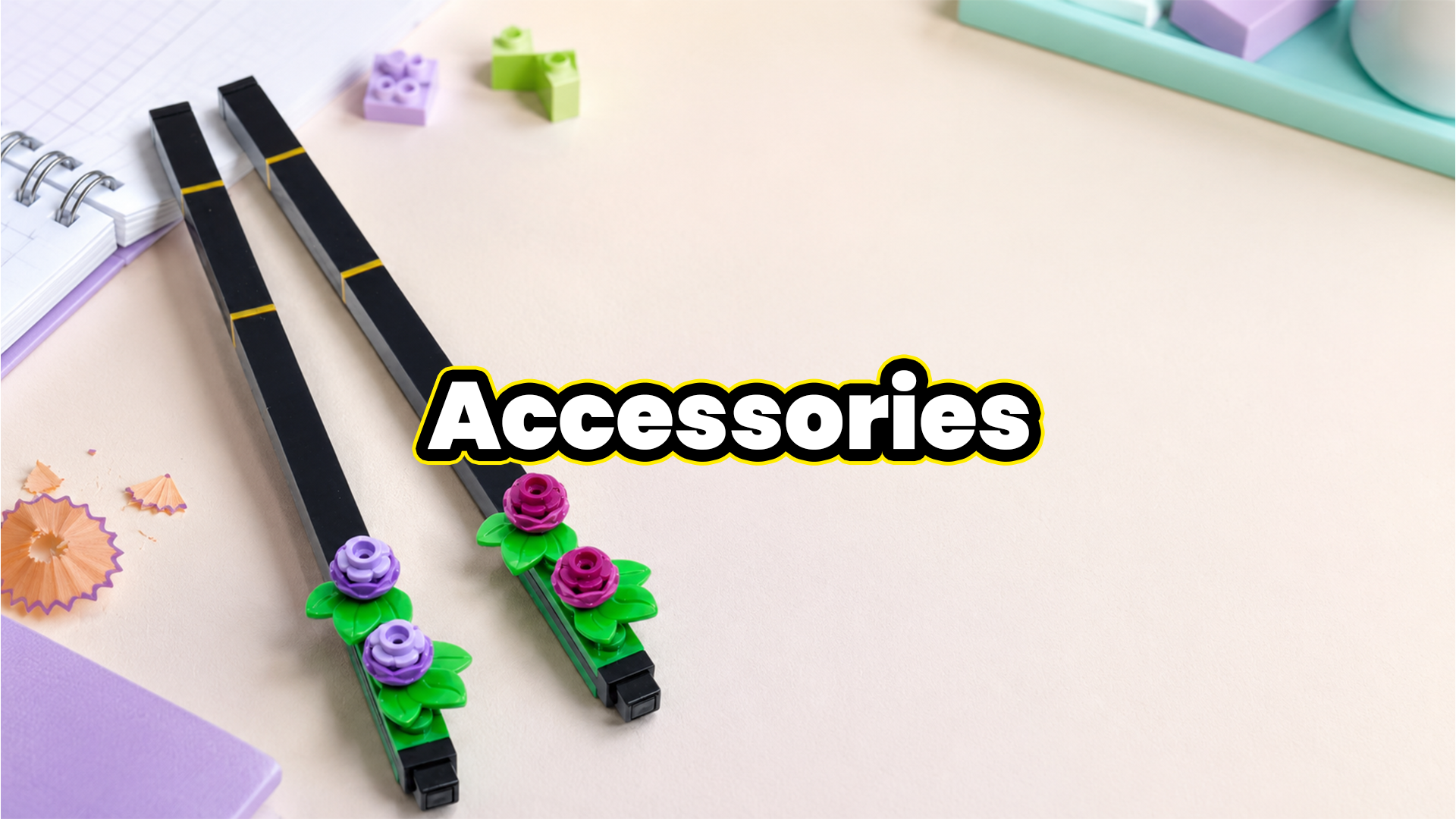 LEGO-Compatible Building Brick Accessories and Add-On