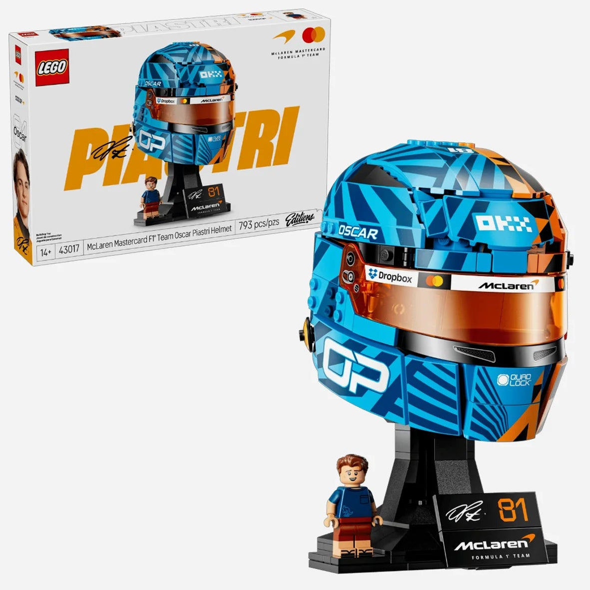 LEGO - McLaren Mastercard F1® Team Oscar Piastri Helmet - 43017