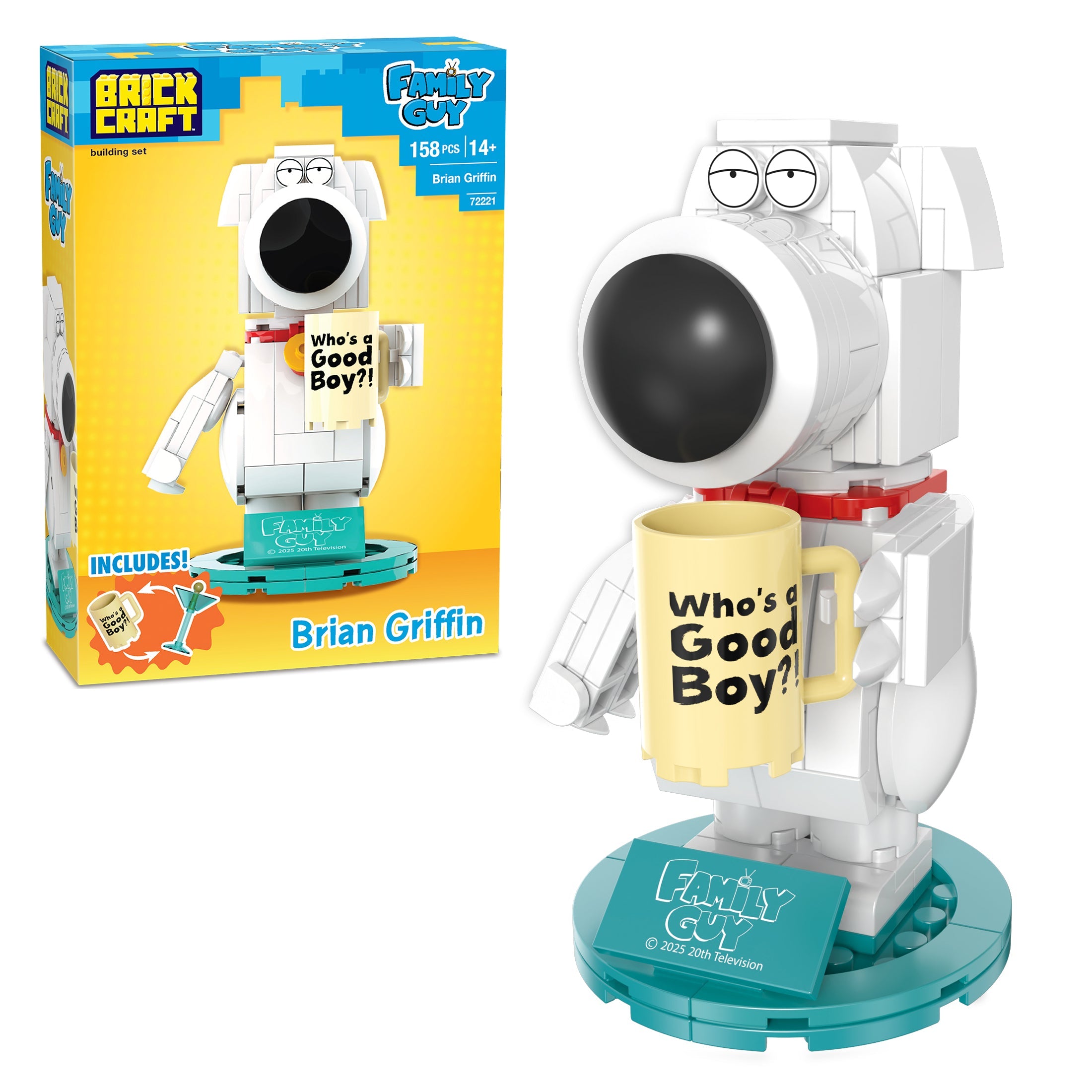 Brickcraft - Family Guy Brian Griffin Figure - 72221 building set