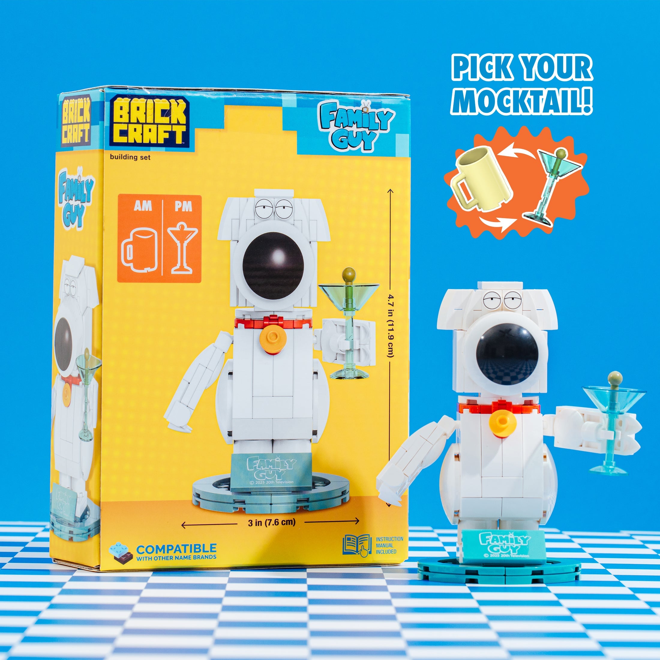 Brickcraft - Family Guy Brian Griffin Figure - 72221 building set