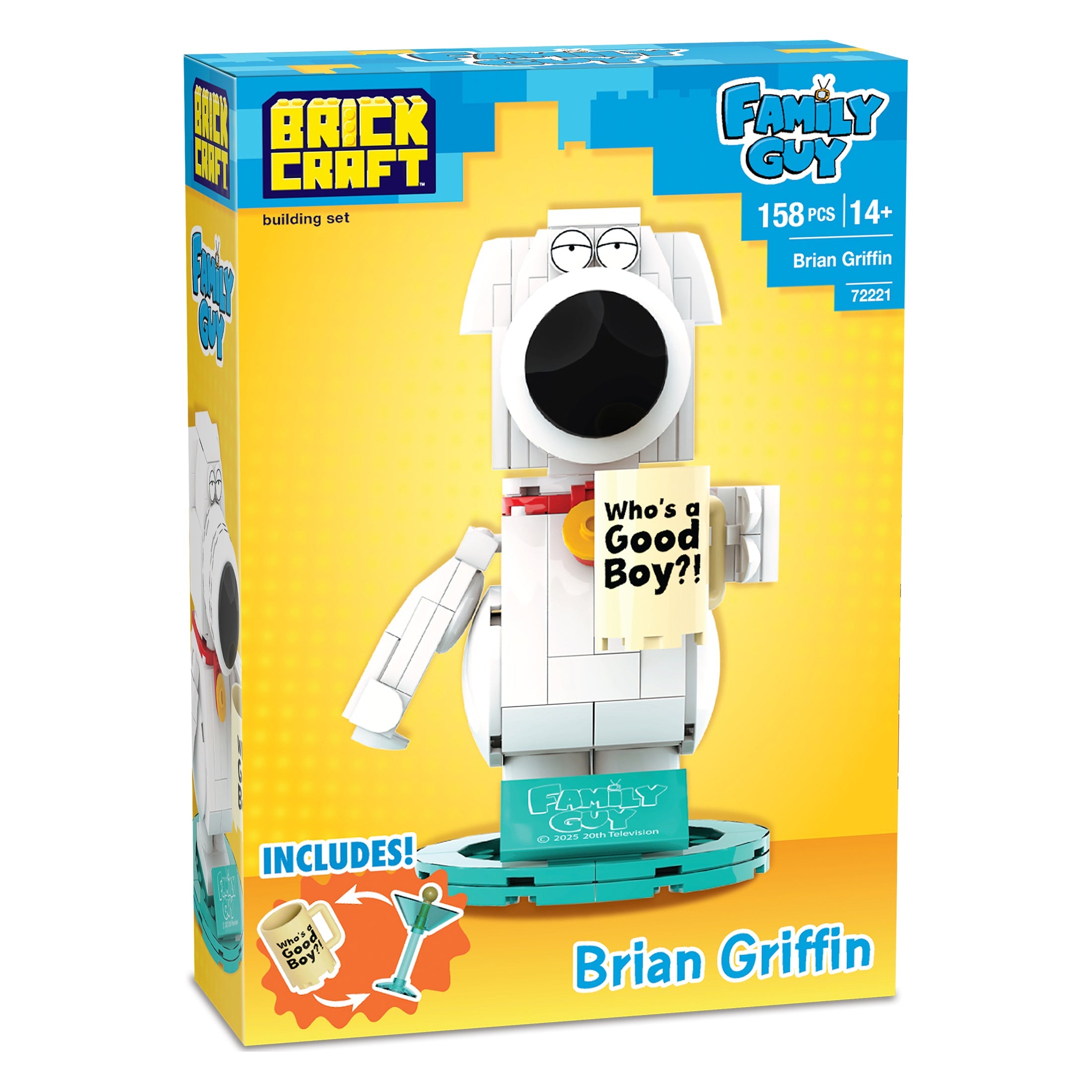 Brickcraft - Family Guy Brian Griffin Figure - 72221 building set