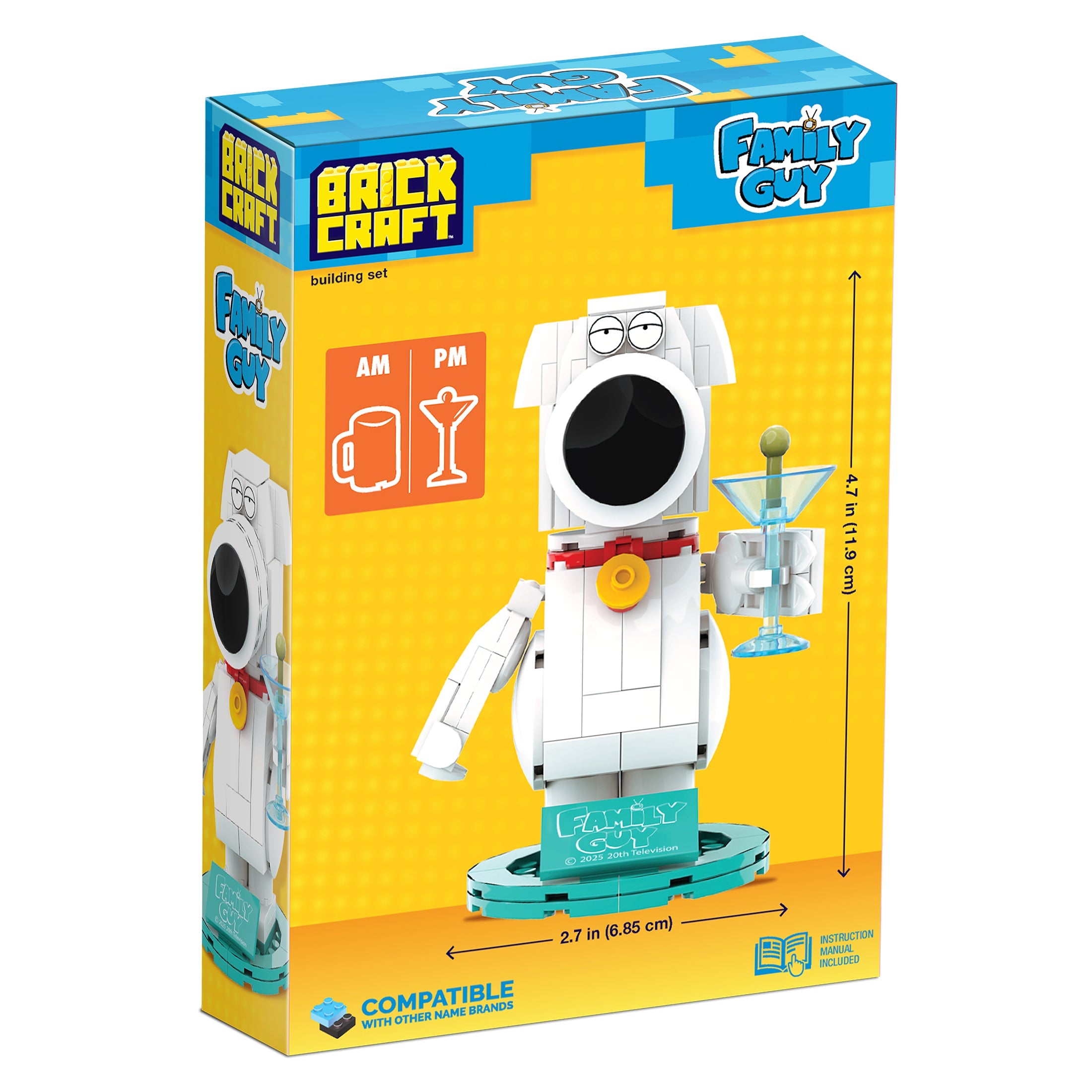 Brickcraft - Family Guy Brian Griffin Figure - 72221 building set