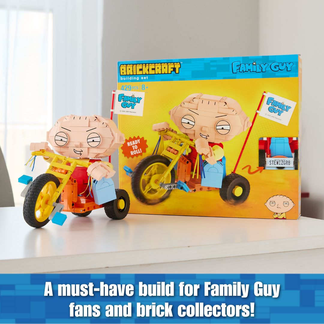 Brickcraft Family Guy Stewie On Trike Building Set