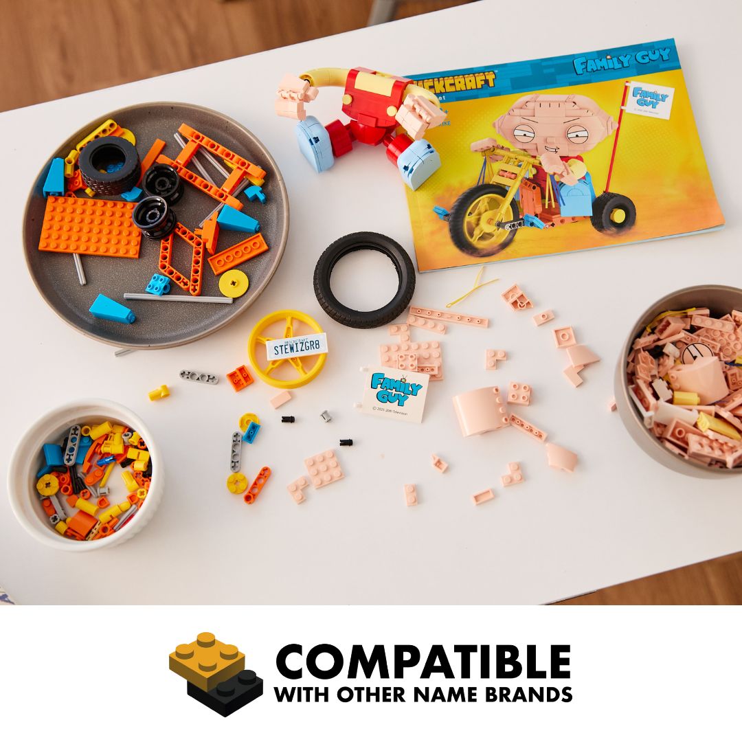Brickcraft Family Guy Stewie On Trike Building Set