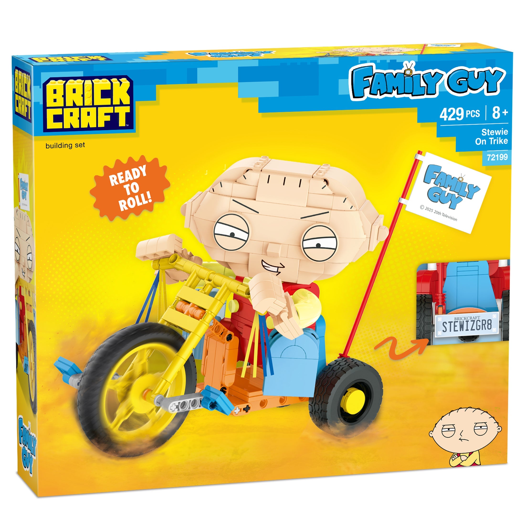 Brickcraft Family Guy Stewie On Trike Building Set