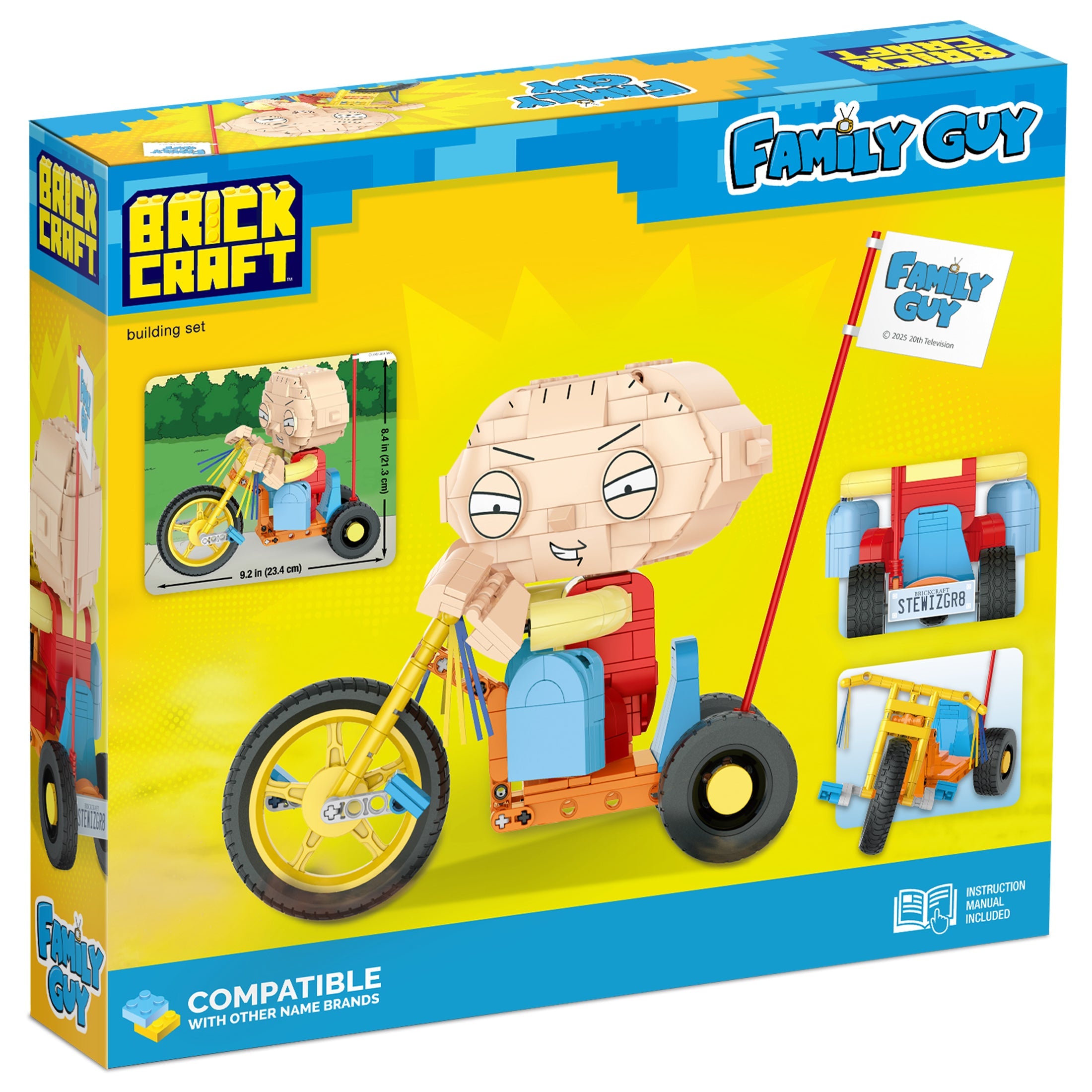 Brickcraft Family Guy Stewie On Trike Building Set