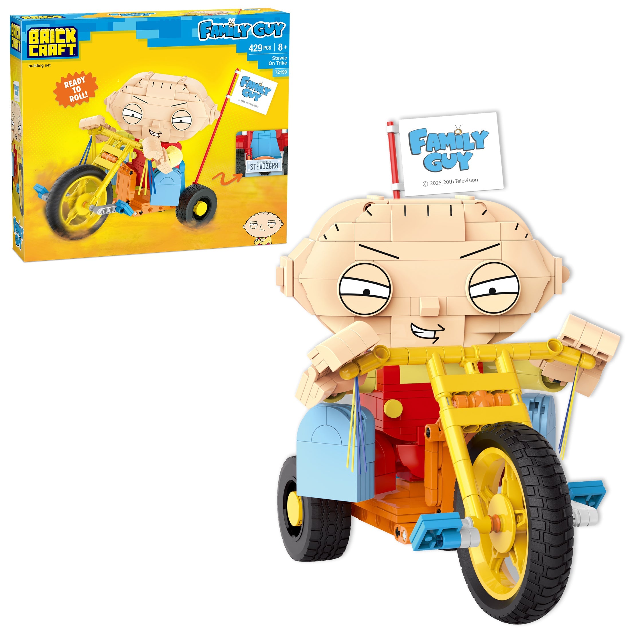 Brickcraft Family Guy Stewie On Trike Building Set