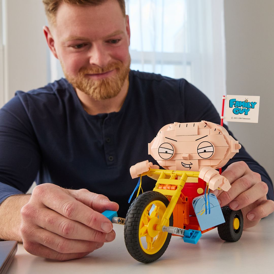 Brickcraft Family Guy Stewie On Trike Building Set
