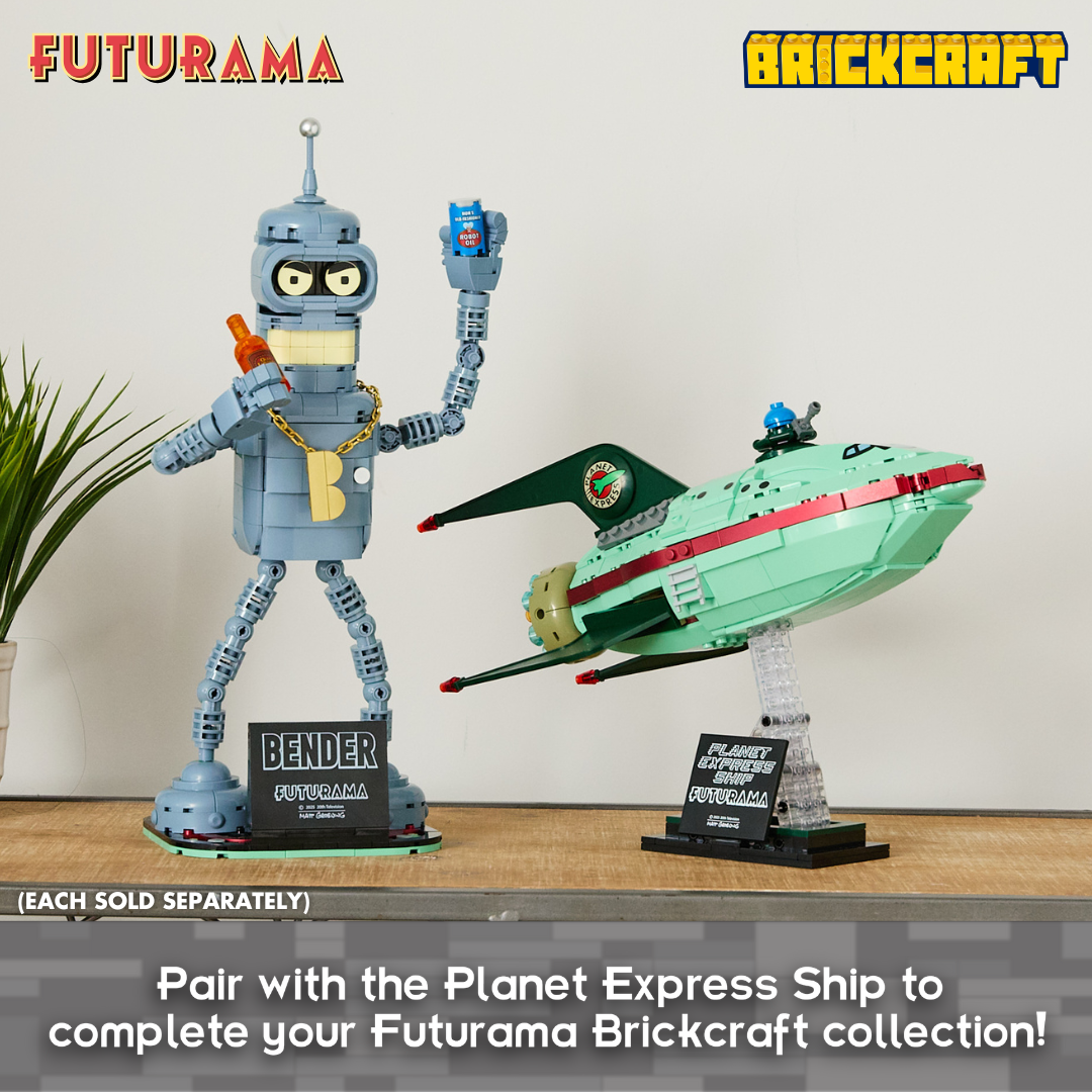 Brickcraft Futurama Bender Posable Robot Figure Collectible Display building set