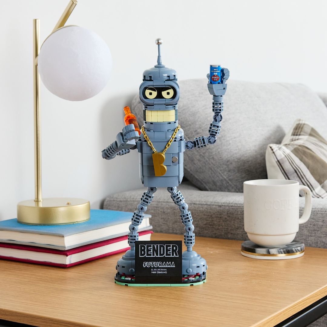 Brickcraft Futurama Bender Posable Robot Figure Collectible Display building set