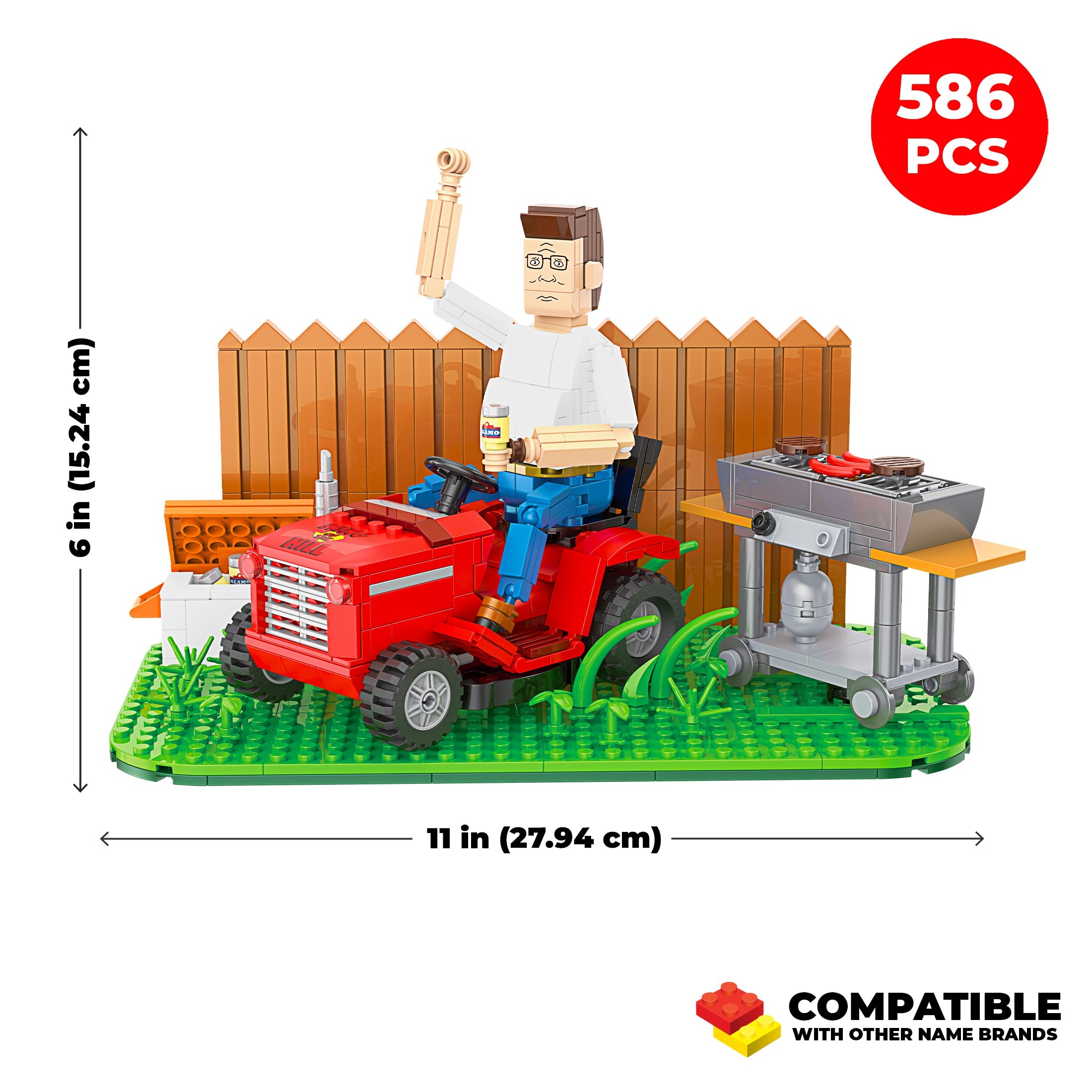 Brickcraft Hank Hill's Backyard building set