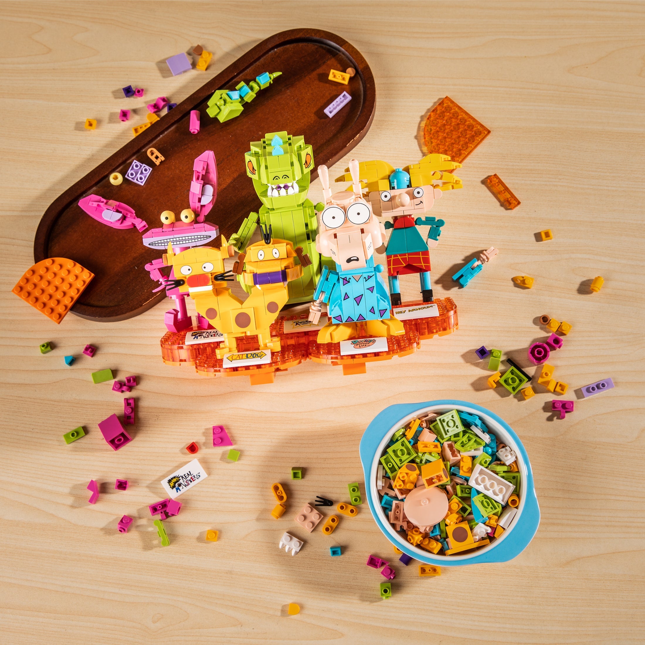 Brickcraft - Nick 90's Nickelodeon Brick Set Collectible - 72093NCK
